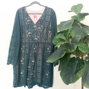 Xhileration Formal Dress in Evergreen